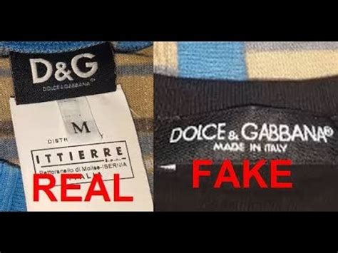 dolce and gabbana real vs fake tag|dolce gabbana t shirt real.